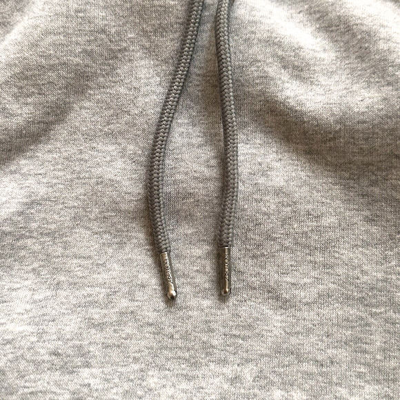 Jordan "Why Not?" Hoodie Mens Medium Ash Gray Stamped Aglet Ties EUC Michael - Picture 9 of 9